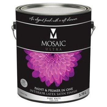 Mulco T50-212 3.78 Latex Paint, Ultra Satin, 3.78 L