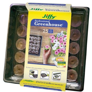 Jiffy J425ST-16 Greenhouse Starter Kit, 25-Piece