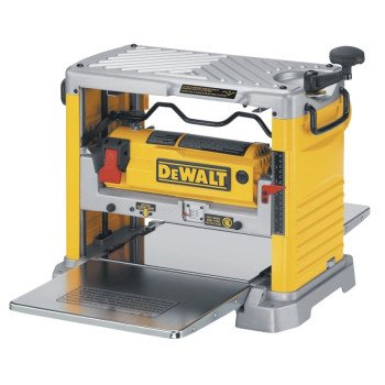 DEWALT DW734 Thickness Planer with Three Knife Cutter-Head, 15 A, 1 hp, 12-1/2 in W Planning, 1/8 in D Planning