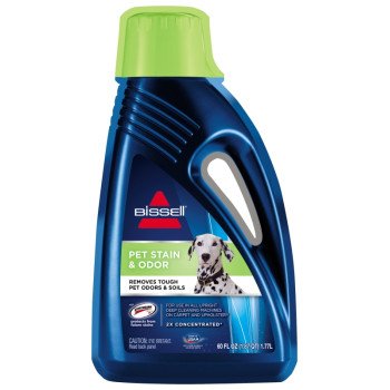 Bissell 99K52 Pet Stain and Odor Remover, Liquid, Characteristic Fragrance, 60 oz, Bottle