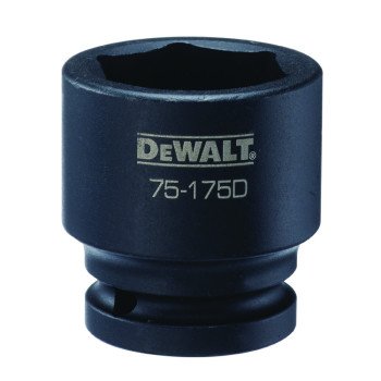 DEWALT DWMT75175OSP Impact Socket, 36 mm Socket, 3/4 in Drive, 6-Point, CR-440 Steel, Black Oxide