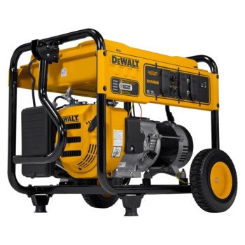 DEWALT DXGNR6500 Portable Generator, 20 A, 120 V, Gasoline, 7.5 gal Tank, 10 hr Run Time