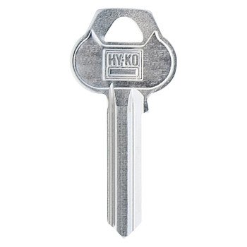 Hy-Ko 11010RU101 Key Blank, Brass, Nickel-Plated, For: Corbin/Russwin RU101 Locks