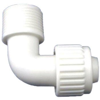 Flair-It PEXLOCK 16809 Pipe Elbow, 3/4 in, MPT, 90 deg Angle