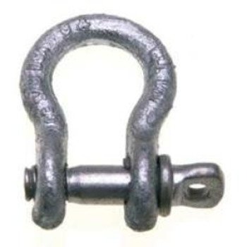 Campbell T9640335 Anchor Shackle, 3/16 in Trade, 1/3 ton Working Load, Industrial Grade, Carbon Steel