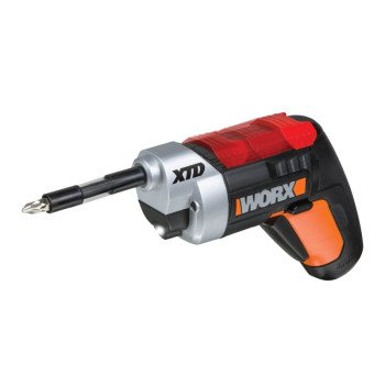 Worx WX252L XTD Xtended Reach Driver, Battery Included, 4 V, 1.5 Ah, 1/4 in Chuck, Hex Chuck