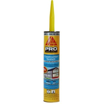 Sika SIKAFLEX PRO SELECT Series 654546 Construction Sealant, Aluminum Gray, 10.1 oz Cartridge