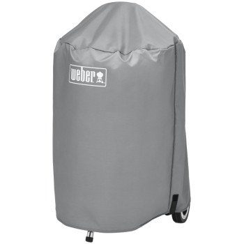 Weber 7175 Grill Cover, 23 in W, 35 in D, 20-1/2 in H, Vinyl