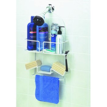 ClosetMaid 342600 Shower Caddy, Steel, 13 in OAW, 19-1/4 in OAH, 4-1/2 in OAD