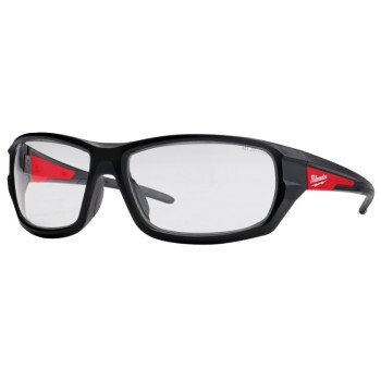 Milwaukee 48-73-2020 Performance Safety Glasses, Black/Red Frame