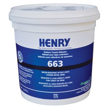 Henry 12185 Carpet Adhesive, Beige, 1 gal, Container