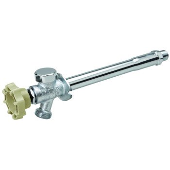 B & K 104-825HC Anti-Siphon Frost-Free Sillcock Valve, 1/2 x 3/4 in Connection, MPT x Hose, 125 psi Pressure, Brass Body