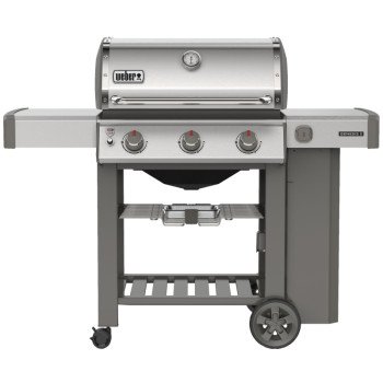 Weber Genesis II 61001001 Gas Grill, 39000 Btu BTU, 3 -Burner, 513 sq-in Primary Cooking Surface