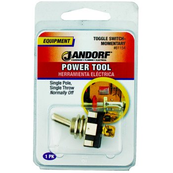 Jandorf 61154 Switch, 10/15 A, 125/250 V, SPST, Screw Terminal