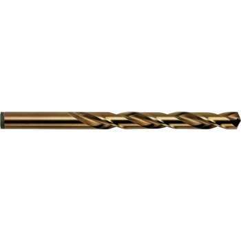 Irwin 63128 Jobber Drill Bit, 7/16 in Dia, 5-1/2 in OAL, Spiral Flute, 7/16 in Dia Shank, Cylinder Shank