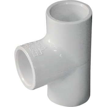 IPEX 435775 Pipe Tee, 1/2 in, Socket, PVC, White, SCH 40 Schedule, 150 psi Pressure