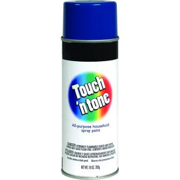 Touch 'N Tone 55278830 Spray Paint, Gloss, Royal Blue, 10 oz, Can