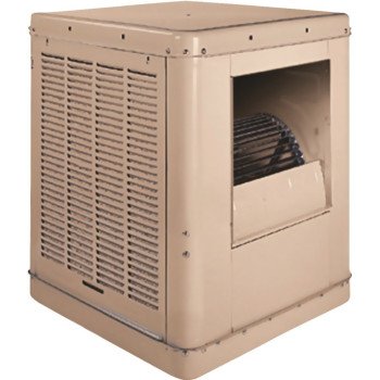 Champion-Essick 4001SD Evaporative Cooler, 14.3 gal Tank, 2-Speed, 115 V, 7.9-10.5 A, Cool Sand