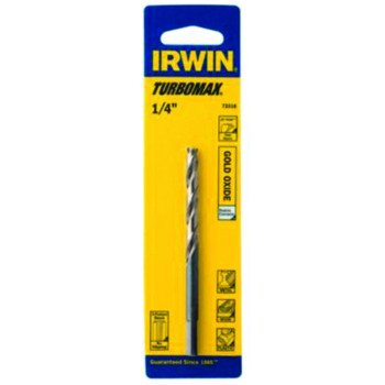 Irwin 73311 Jobber Drill Bit, 11/64 in Dia, 3-1/4 in OAL, Spiral Flute, 11/64 in Dia Shank, 3-Flat Shank