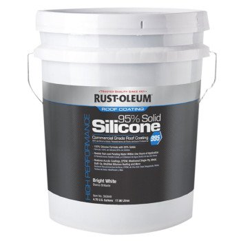 Rust-Oleum 995 Series 360849 Roof Coating, White, 5 gal, Pail, Liquid