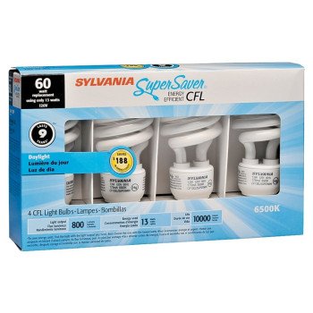 20016 13W CFL DLIGHT 4PK CC   