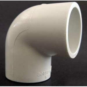 435521 1INX90DEG.WH ELBOW PVC 