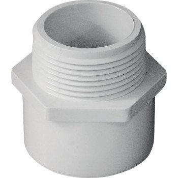 IPEX 435605 Pipe Adapter, 1-1/4 in, Socket x MPT, PVC, SCH 40 Schedule