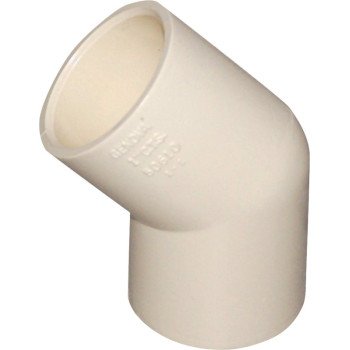 Nibco T00091C Pipe Elbow, 1 in, 45 deg Angle, CPVC, 40 Schedule