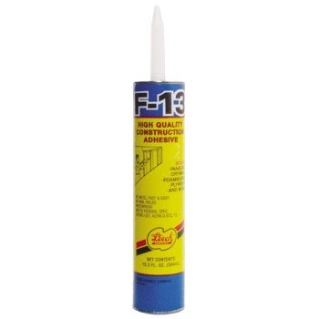 Leech Adhesives F13-36 Construction Adhesive, Tan, 10 oz Cartridge