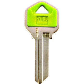 Hy-Ko 13005KW1PY Key Blank, Brass/Plastic, For: Kwikset Cabinet, House Locks and Padlocks