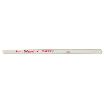 Crescent Nicholson Bi-Metaloy Series 62839N Hand Hacksaw Blade, 1/2 in W, 12 in L, 32 TPI, Molybdenum Steel Cutting Edge