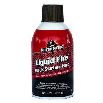 Motor Medic M3911 Starting Fluid, 7.5 oz, Aerosol Can