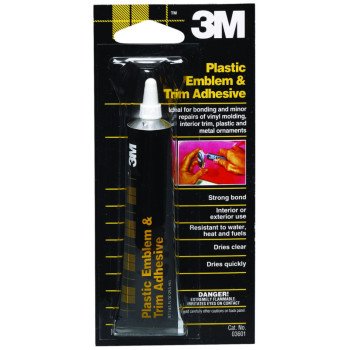 3M 03601 Emblem and Trim Adhesive, Liquid, Ketone, Clear, 1 oz Tube