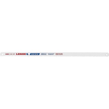 Lenox 20144V218HE Hacksaw Blade, 1/2 in W, 12 in L, 18 TPI, Steel Cutting Edge