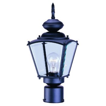 Boston Harbor 4007H-5 Outdoor Post Lantern, 120 V, 100 W, Steel Fixture