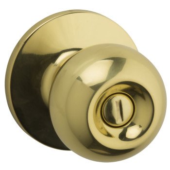 Weiser Regina Series 9SK30000-023 Privacy Door Knob, Brass