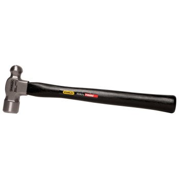 STANLEY 54-012 Hammer, 12 oz Head, Ball Pein Head, HCS Head, 13-1/4 in OAL