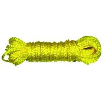 Ben-Mor 60202 Rope, 1/4 in Dia, 100 ft L, Polypropylene, Yellow