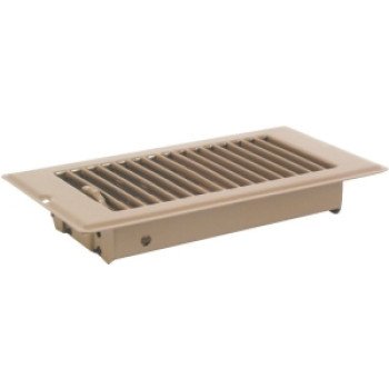 US Hardware V-056IB Floor Register, 1-5/16 in L, Steel, Brown