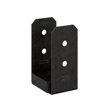 Simpson Strong-Tie Outdoor Accents Avant APVB44R Adjustable Post Base, 4 x 4 in Post, 16 ga Gauge, Steel, Black