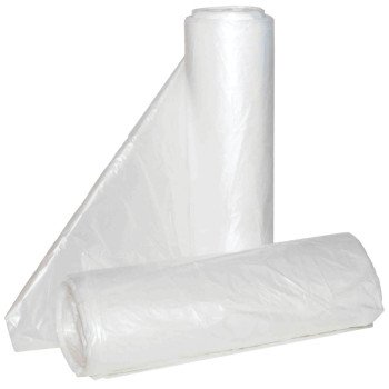 ALUF Plastics Hi-Lene Series HCR-404816C Anti-Microbial Coreless Can Liner, 45 gal, HDPE, Clear