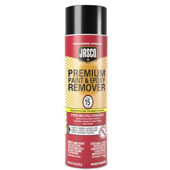 Jasco EJPR502 Paint and Epoxy Remover, Gas, Aromatic, Opaque, 16 oz Aerosol Can