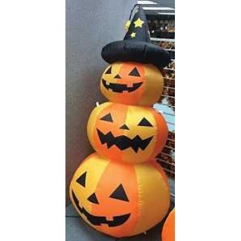 INFLATABLE 6FT PUMPKIN STACK  