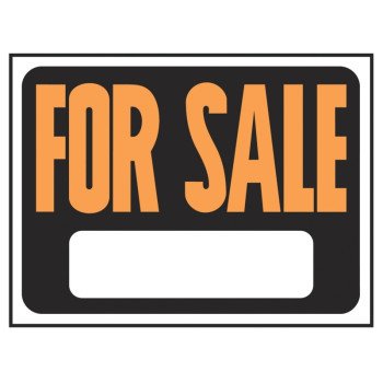 Hy-Ko Hy-Glo Series 3006 Identification Sign, For Sale, Fluorescent Orange Legend, Plastic