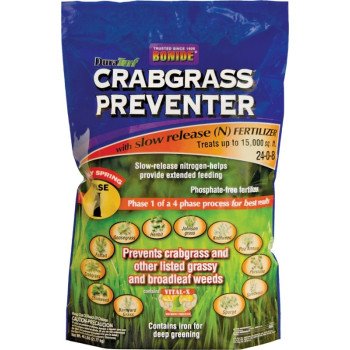 DuraTurf 60415 Weed Preventer, 48 lb, Solid, 10-25-12 N-P-K Ratio