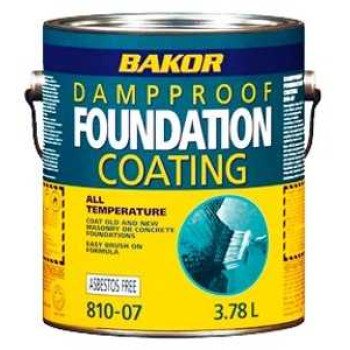 Henry BAKOR Series BK81007660 Non-Fibered Roof/Foundation Coating, Black, 1 gal Pail, Liquid