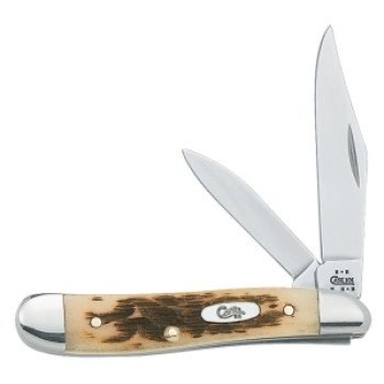 CASE 045 Folding Pocket Knife, 2.1 in Clip, 1.53 in Pen L Blade, Tru-Sharp Surgical Stainless Steel Blade, 2-Blade