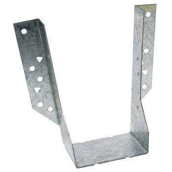 Simpson Strong-Tie HU HU48Z Joist Hanger, 6-13/16 in H, 2-1/2 in D, 3-9/16 in W, 4 x 8 in, Steel, ZMAX