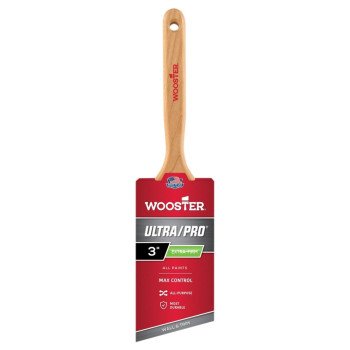 Wooster 4153-3 Paint Brush, 3 in W, 3-3/16 in L Bristle, Nylon Bristle, Sash Handle