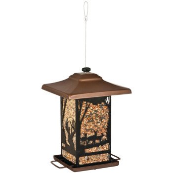 Perky-Pet 8504-2 Wild Bird Feeder, Wilderness Lantern, 2 lb, Metal